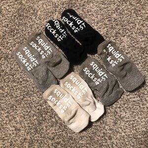 Kids Black, Gray, and White Sock Set